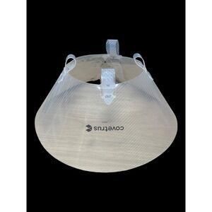 Covetrus 15cm Elizabethan Collar Pet Recovery Cone Clear Plastic E-Collar 058572